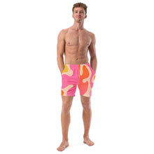 Load image into Gallery viewer, Mod Swirl Men&#39;s swim trunks
