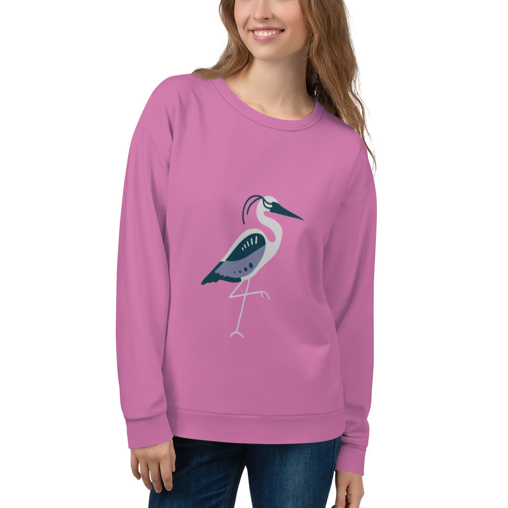 Heron Bird Unisex Sweatshirt